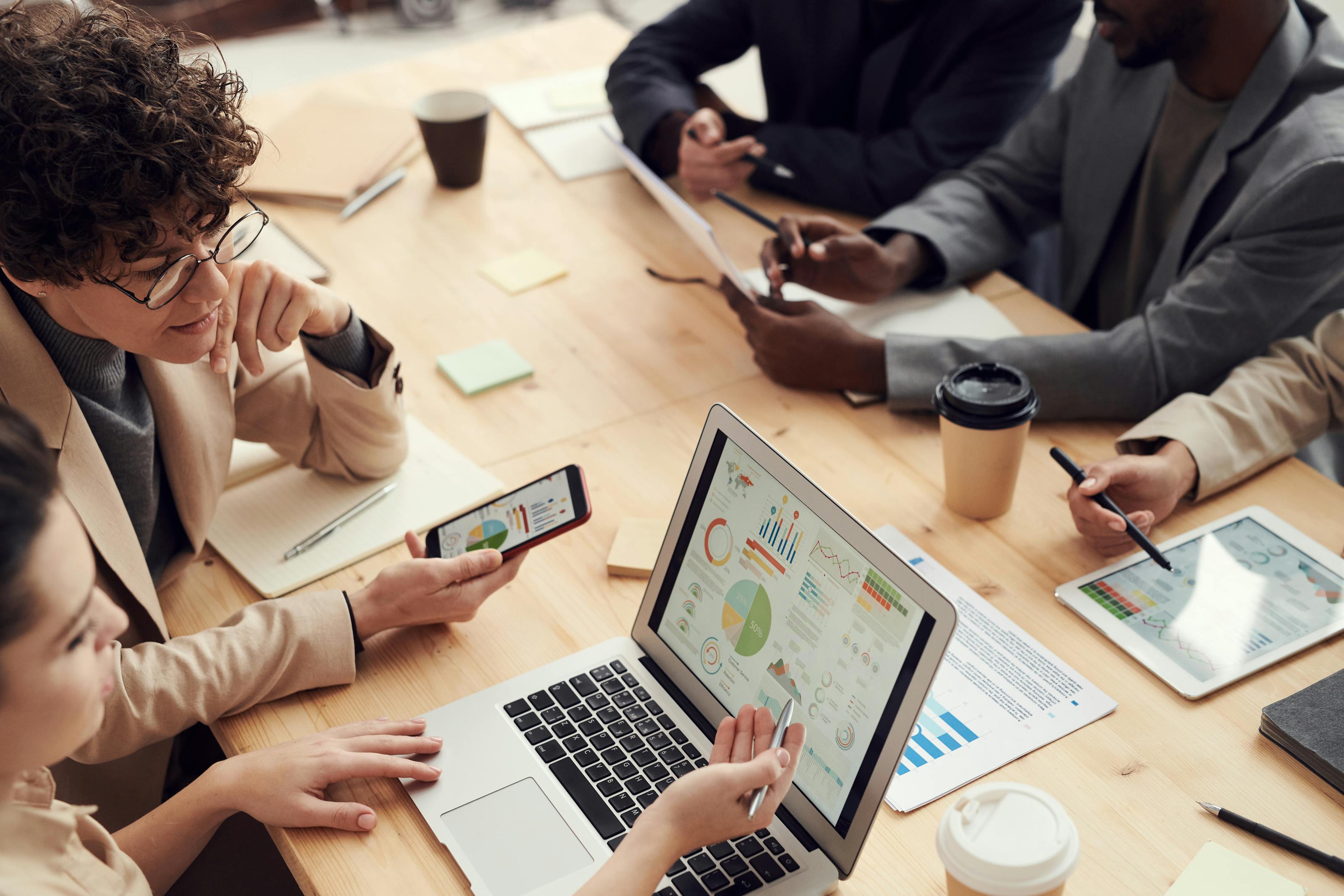 Operations manager documenting standard operating procedures