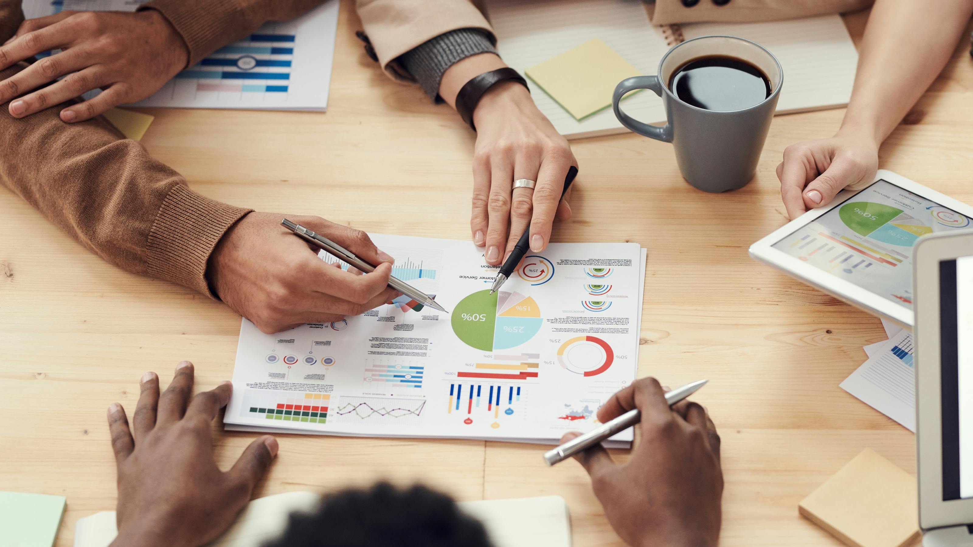 Founder reviewing marketing analytics and lead reports
